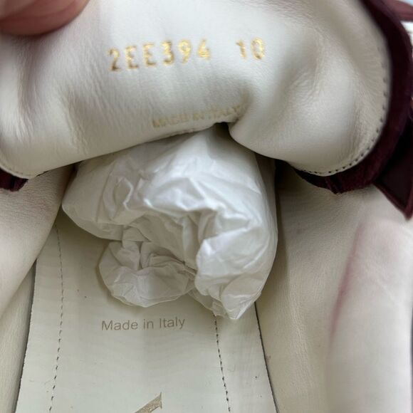 Men's Prada suede triangle logo low top sneakers size 11 US made in Italy - Picture 8 of 10